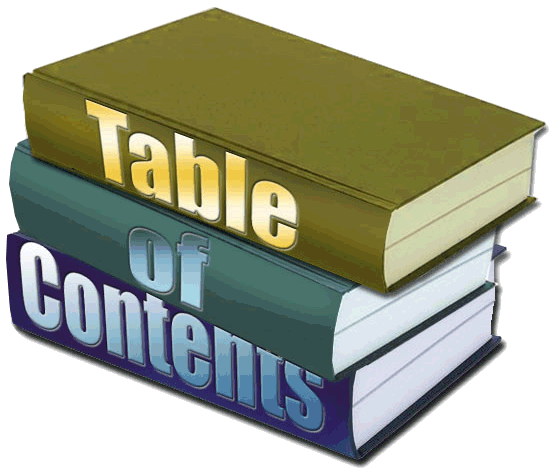 Photo: Table Of Contents