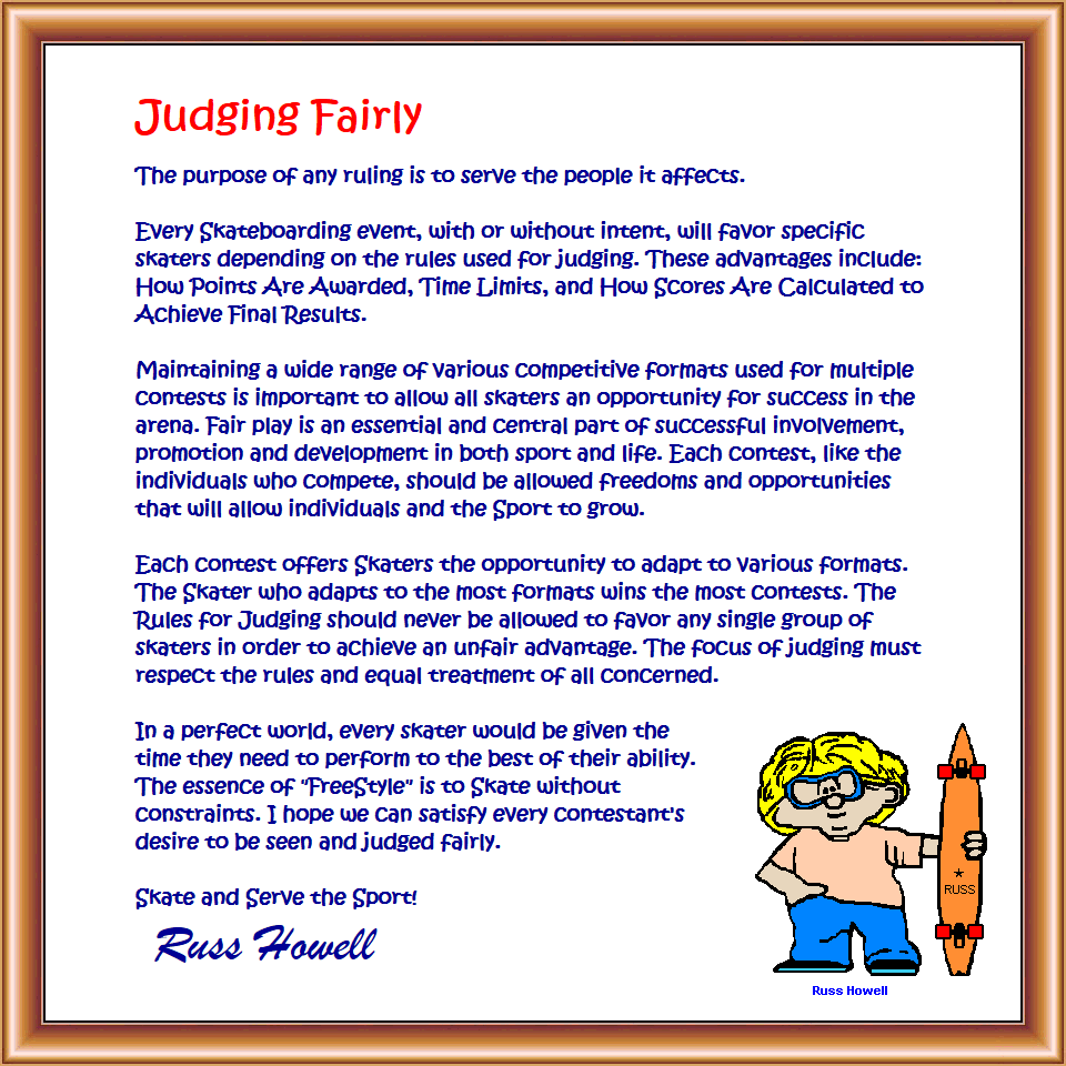 Judging Fairly