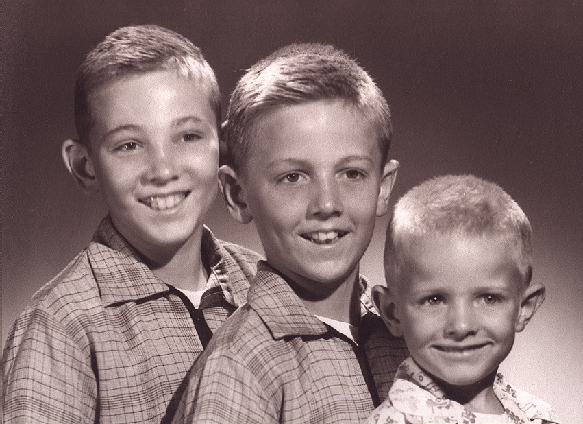 Family Photo - Roy, Ross & Russ Howell